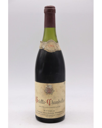 Jean Claude Fourrier Griotte Chambertin 1985 -10% DISCOUNT !