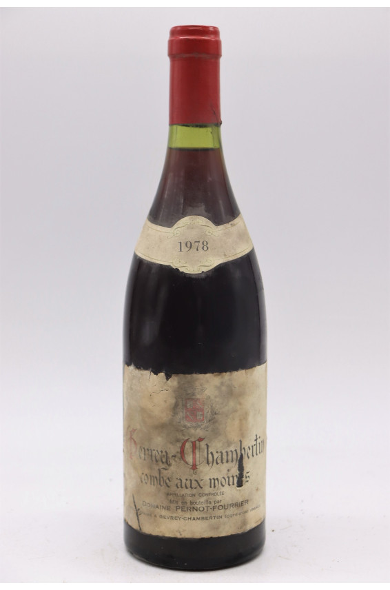 Pernot Fourrier Gevrey Chambertin 1er cru Combe aux Moines 1978 - PROMO -5% !