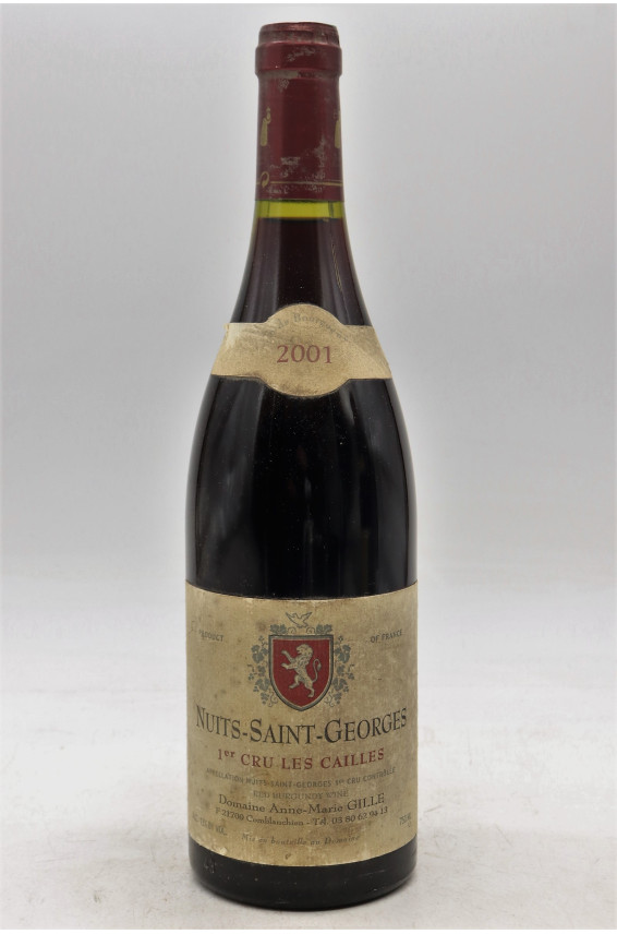 Anne Marie Gille Nuits Saint Georges 1er cru Les Cailles 2001