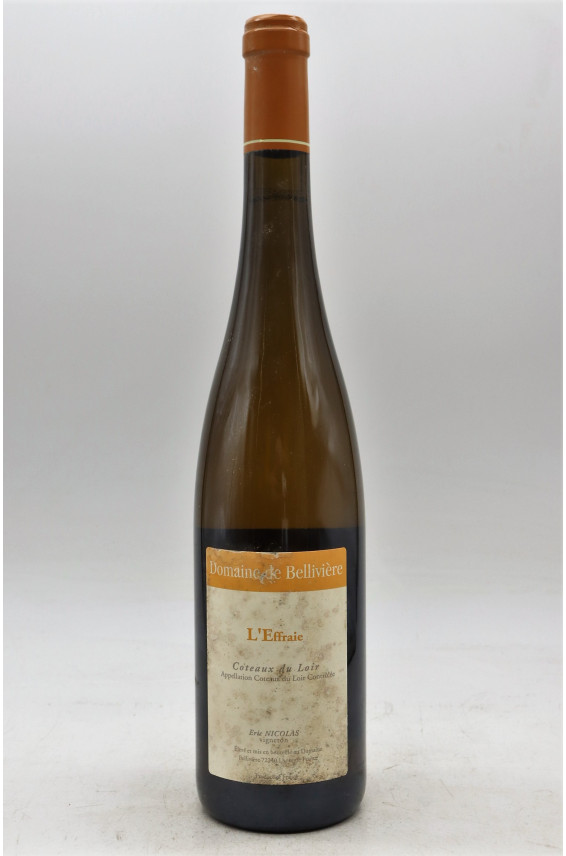 Domaine de Bellivière Coteaux du Loir L'Effraie Demi Sec 2018