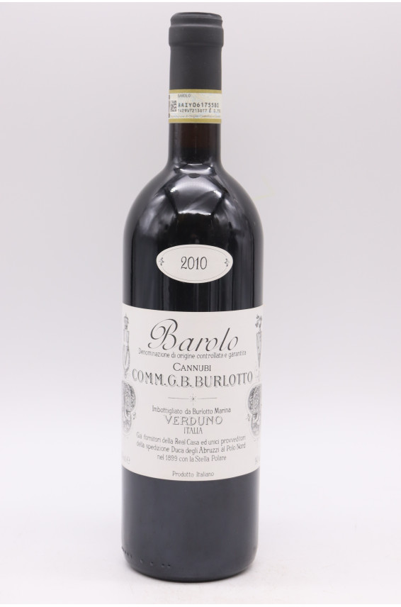 Burlotto Barolo Cannubi Verduno 2010