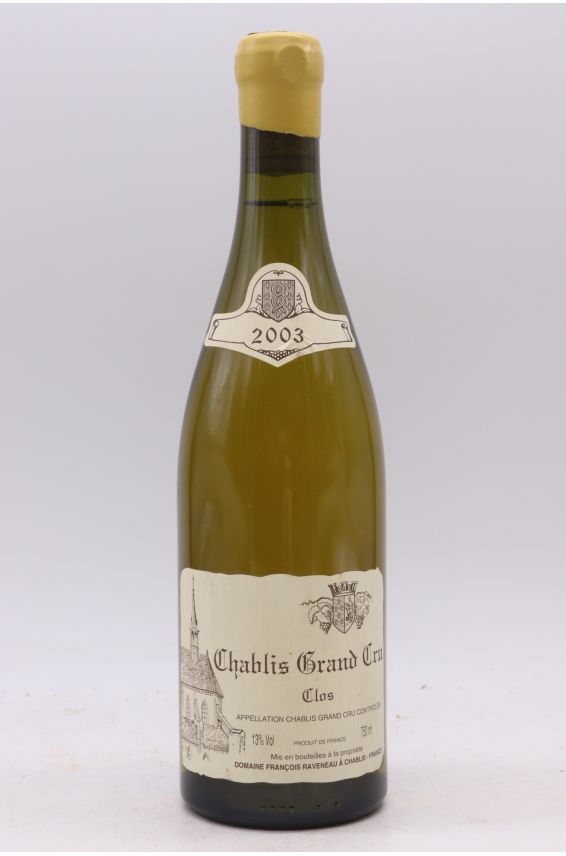 Raveneau Chablis Grand cru Les Clos 2003