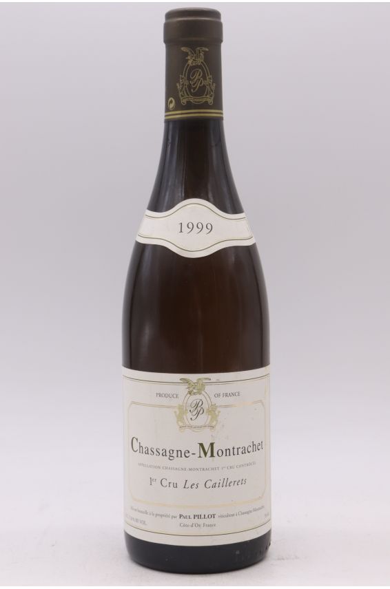 Paul Pillot Chassagne Montrachet 1er cru Les Caillerets 1999