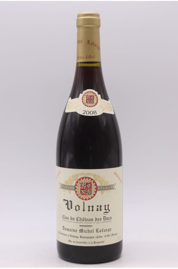 Michel Lafarge Volnay 1er cru Clos du Château des Ducs 2008