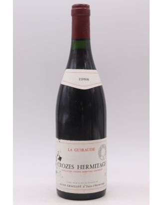 Alain Graillot Crozes Hermitage La Guiraude 1988