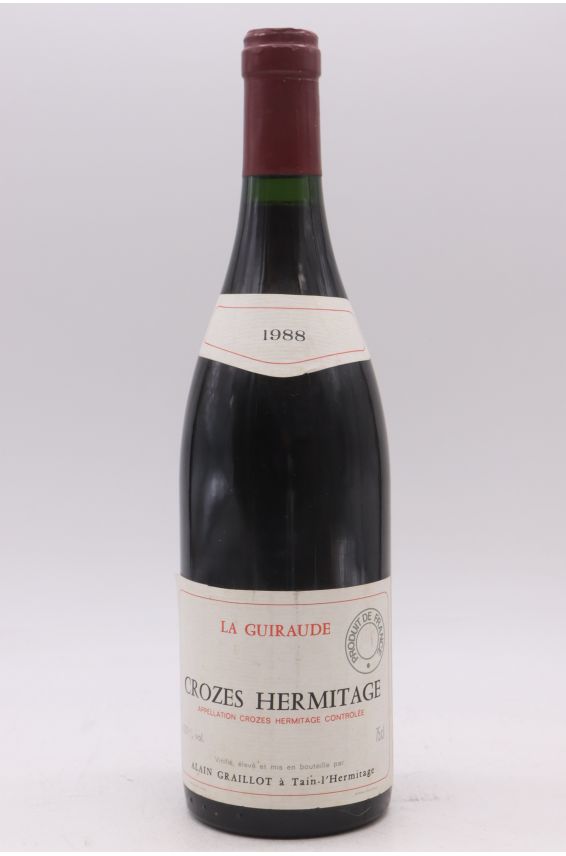 Alain Graillot Crozes Hermitage La Guiraude 1988