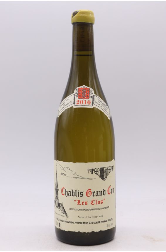 Vincent Dauvissat Chablis Grand cru Les Clos 2010