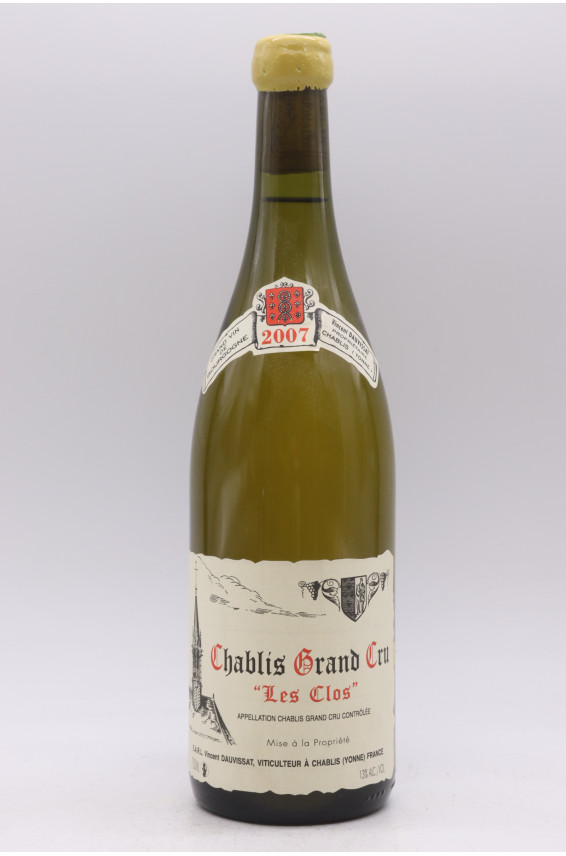 Vincent Dauvissat Chablis Grand cru Les Clos 2007