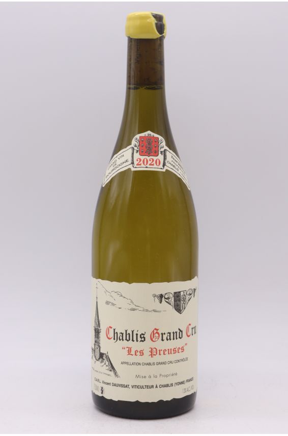 Vincent Dauvissat Chablis Grand cru Les Preuses 2020