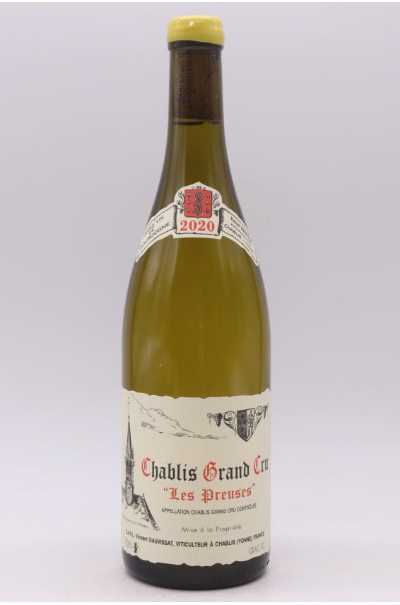 Vincent Dauvissat Chablis Grand cru Les Preuses 2020