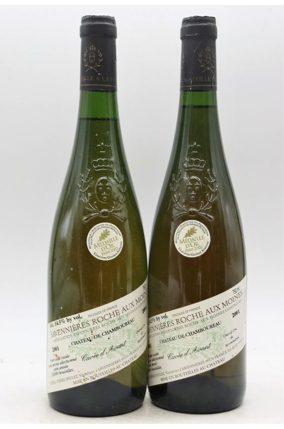 Château de Chamboureau Savennières Roche aux Moines Cuvée d'Avant 2001