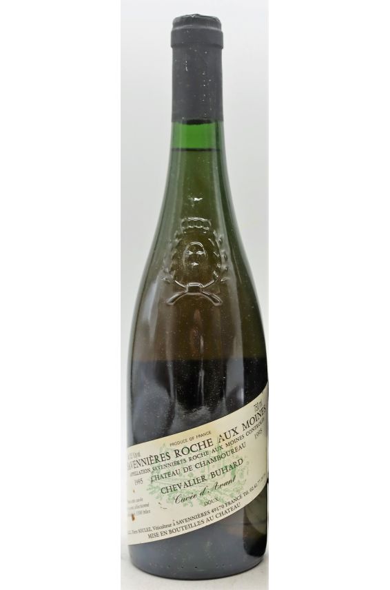 Château de Chamboureau Savennières Roche aux Moines Cuvée d'Avant Chevalier Buhart Doux 1995