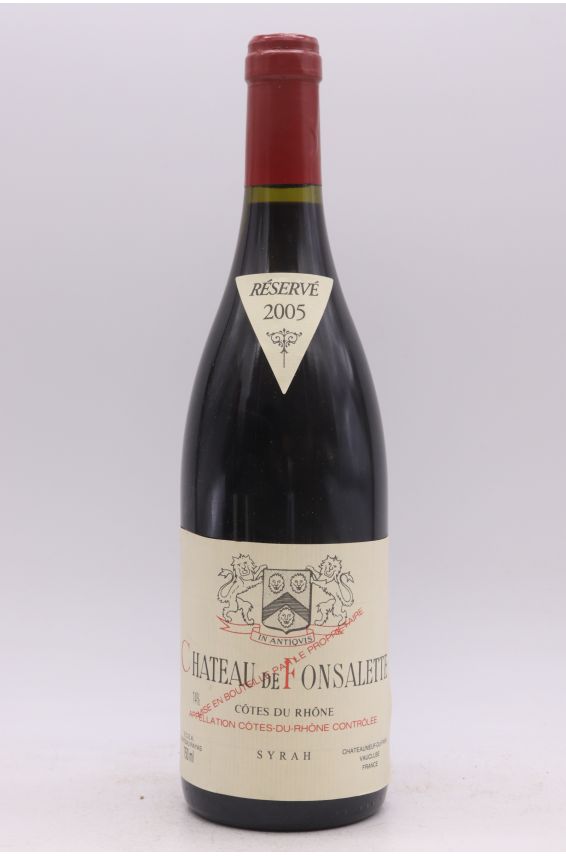 Fonsalette Syrah 2005