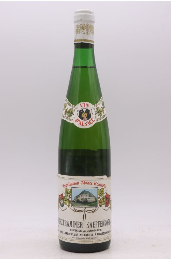 Binner Alsace Grand cru Gewurztraminer Kaefferkopf Cuvée Centenaire 1988 - PROMO -10% !