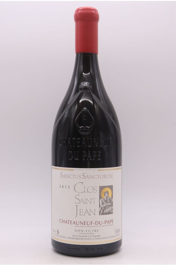 Clos Saint Jean Châteauneuf du Pape Sanctus Sanctorum 2015 Magnum OWC