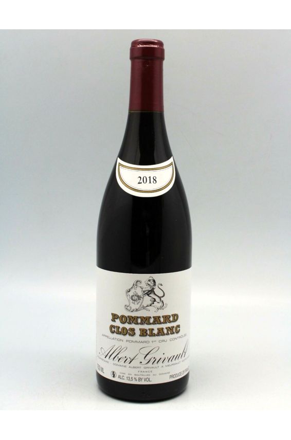 Albert Grivault Pommard 1er cru Clos Blanc 2018