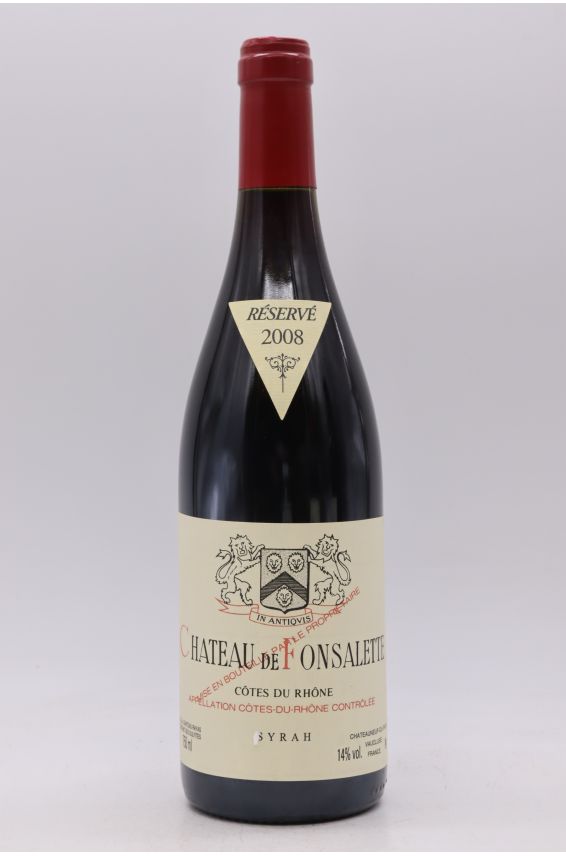 Fonsalette Syrah 2008