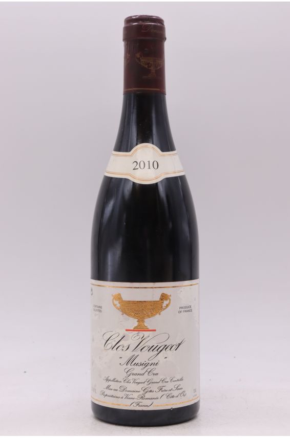 Gros Frère et Soeur Clos Vougeot Musigni 2010