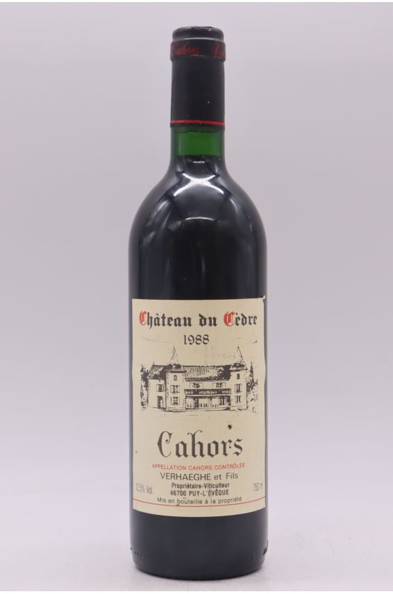 Château du Cèdre Cahors 1988