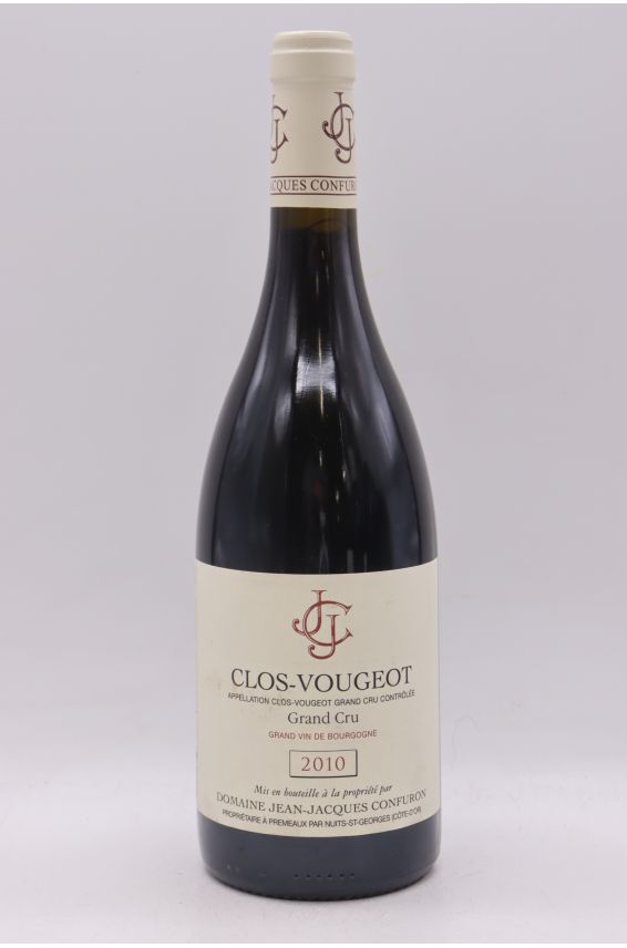 Jean Jacques Confuron Clos Vougeot 2010