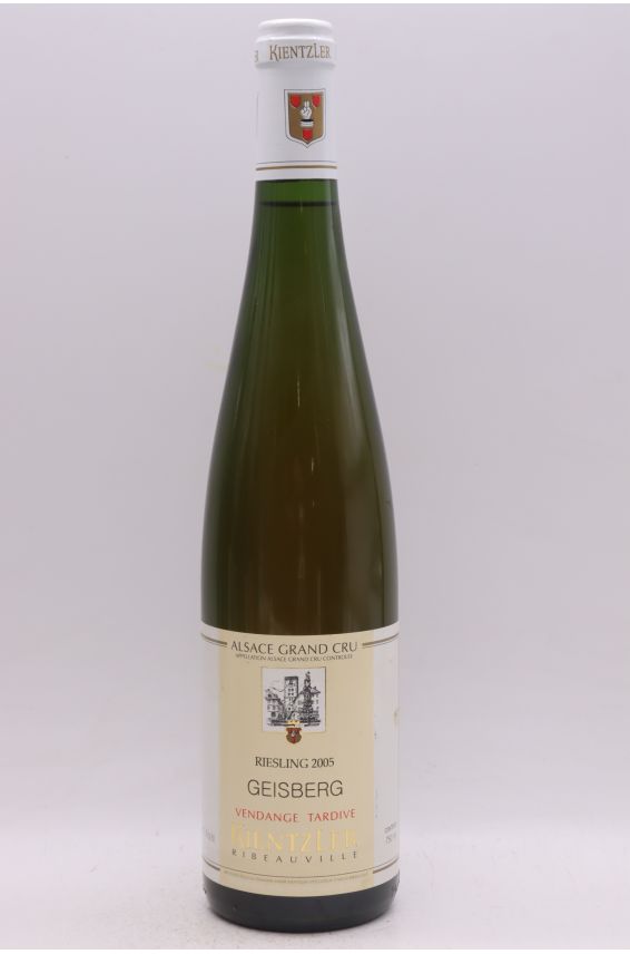 Kientzler Alsace Grand cru Riesling Geisberg Vendanges Tardives 2005