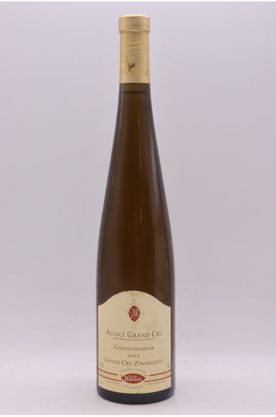 Agathe Burin Alsce Grand cru Gewurztraminer Zinnkoeple 2003