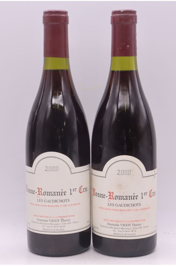 Thierry Vigot Vosne Romanée 1er cru Les Gaudichots 2000