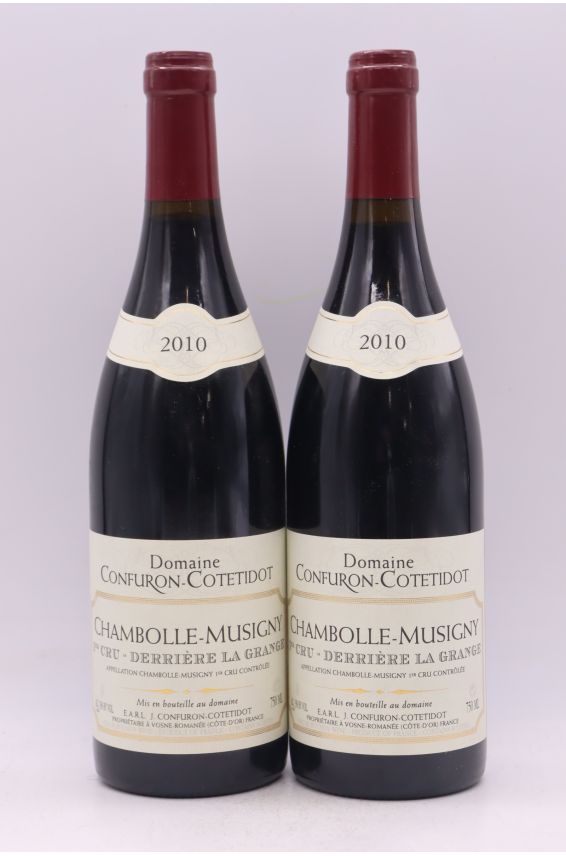 Confuron Cotetidot Chambolle Musigny 1er cru Derrière la Grange 2010