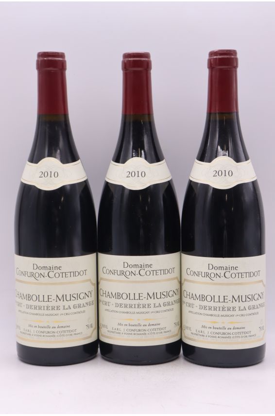 Confuron Cotetidot Chambolle Musigny 1er cru Derrière la Grange 2010