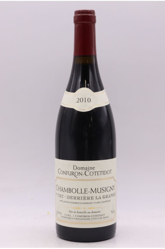 Confuron Cotetidot Chambolle Musigny 1er cru Derrière la Grange 2010