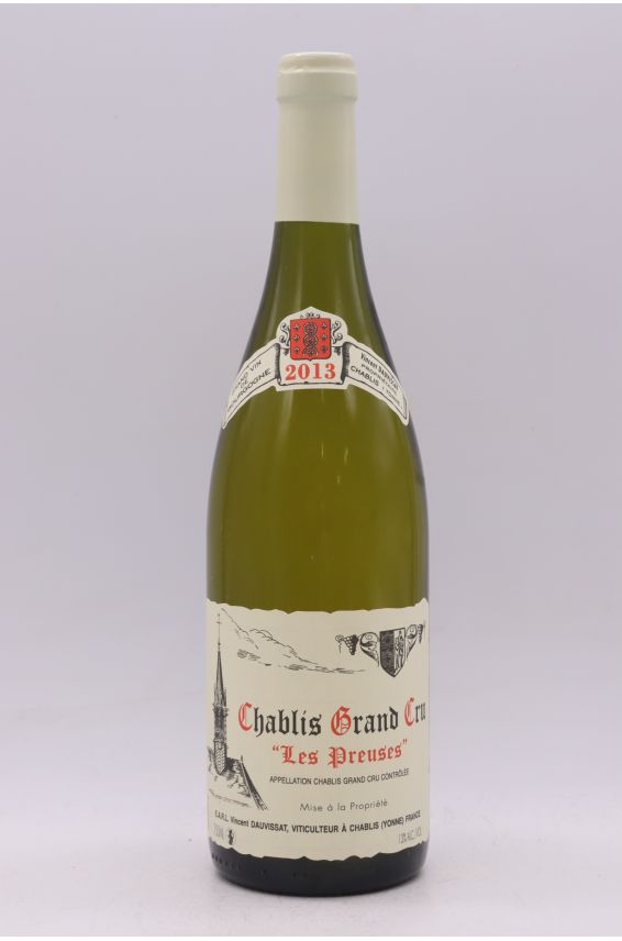 Vincent Dauvissat Chablis Grand cru Les Preuses 2013