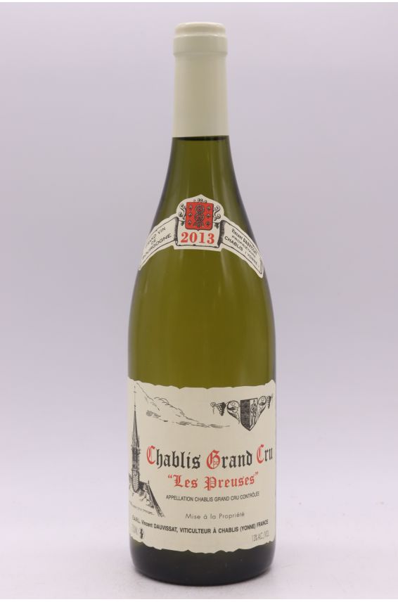 Vincent Dauvissat Chablis Grand cru Les Preuses 2013