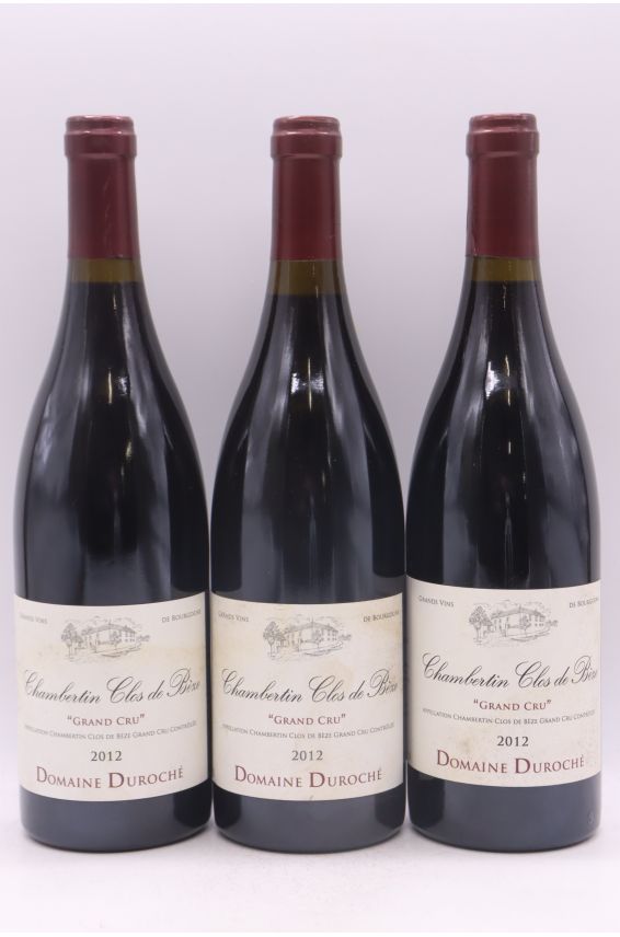 Duroché Chambertin Clos de Bèze 2012 - PROMO -5% !