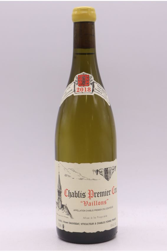 Vincent Dauvissat Chablis 1er cru Vaillons 2018