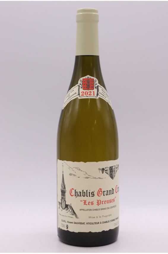 Vincent Dauvissat Chablis Grand cru Les Preuses 2021