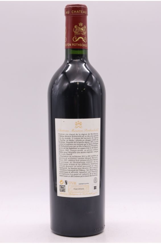 Mouton Rothschild 2012 - PROMO -5% !