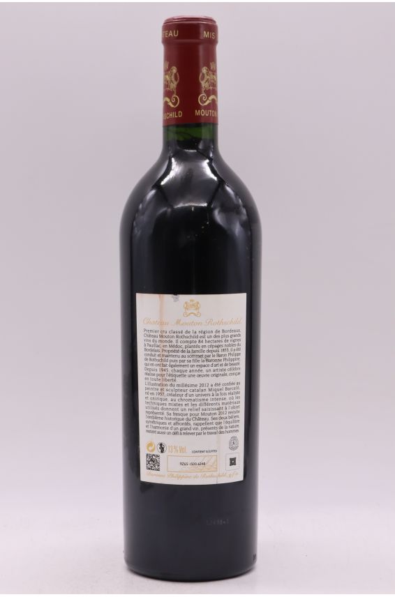 Mouton Rothschild 2012 - PROMO -10% !