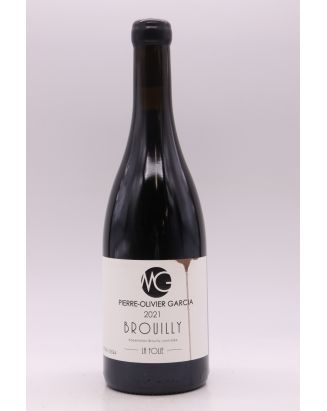 Pierre Olivier Garcia Brouilly la Folie 2021