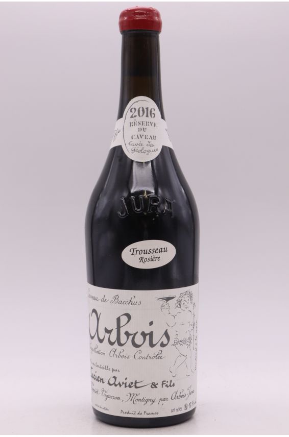 Lucien Aviet Arbois Cuvée des Géologues Trousseau Rosière 2016