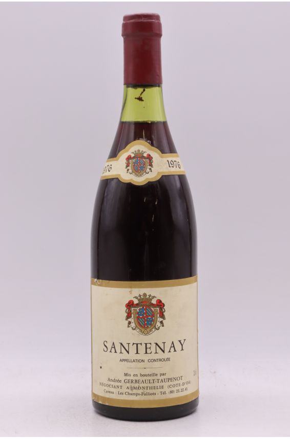 Andrée Gerbeault Taupenot Santenay 1976