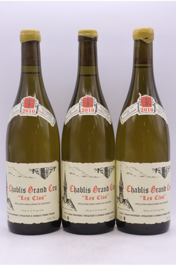 Vincent Dauvissat Chablis Grand cru Les Clos 2010