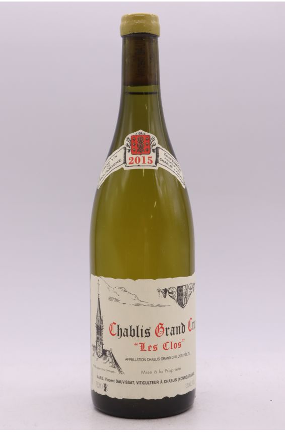 Vincent Dauvissat Chablis Grand cru Les Clos 2015