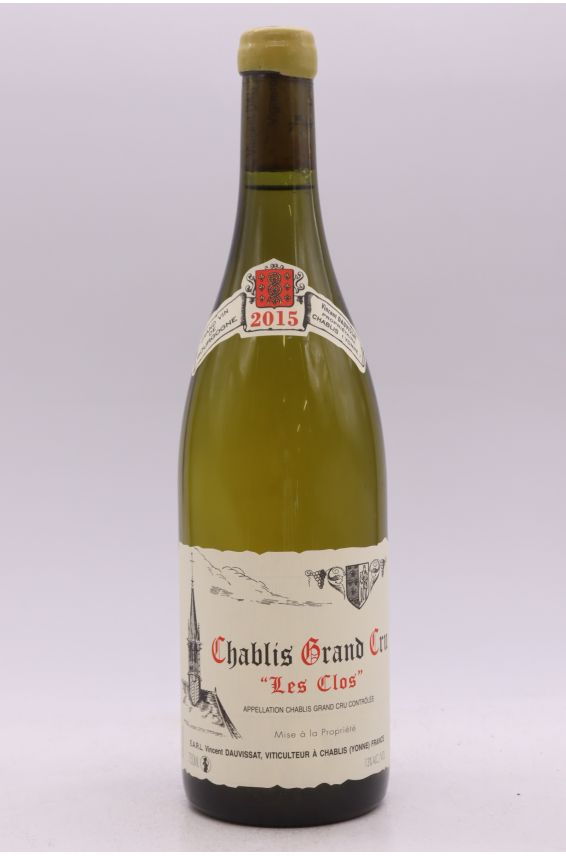 Vincent Dauvissat Chablis Grand cru Les Clos 2015