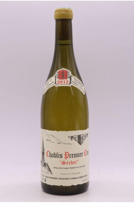 Vincent Dauvissat Chablis 1er cru Séchet 2012