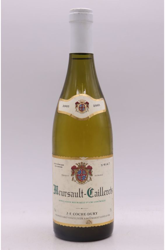 Coche Dury Meursault 1er cru Les Caillerets 2003