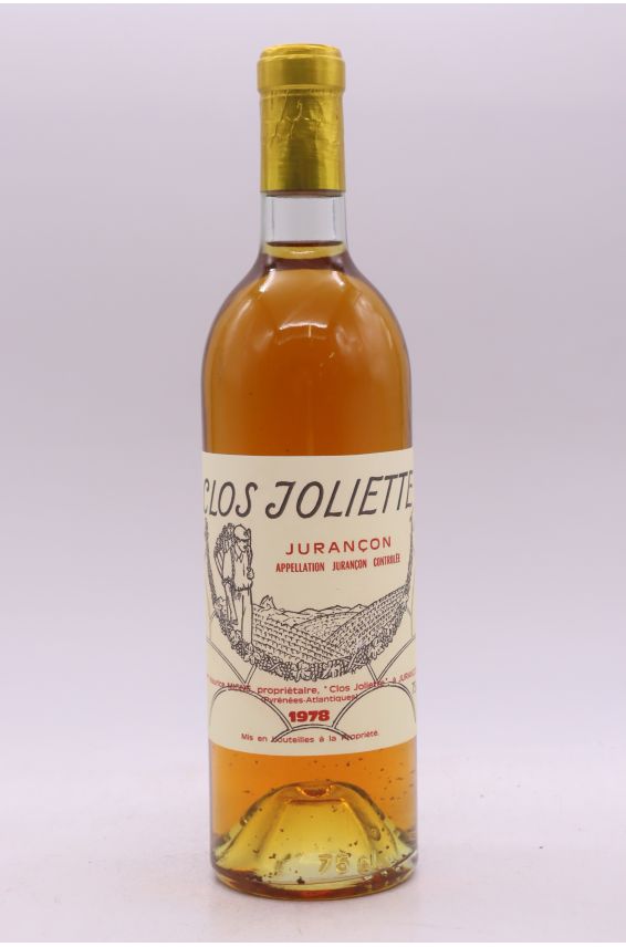 Clos Joliette Jurançon 1978