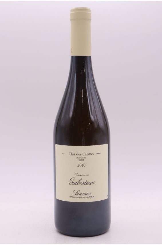 Guiberteau Saumur Clos des Carmes 2010 blanc