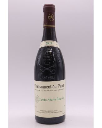 Henri Bonneau Châteauneuf du Pape Marie Beurrier 2003