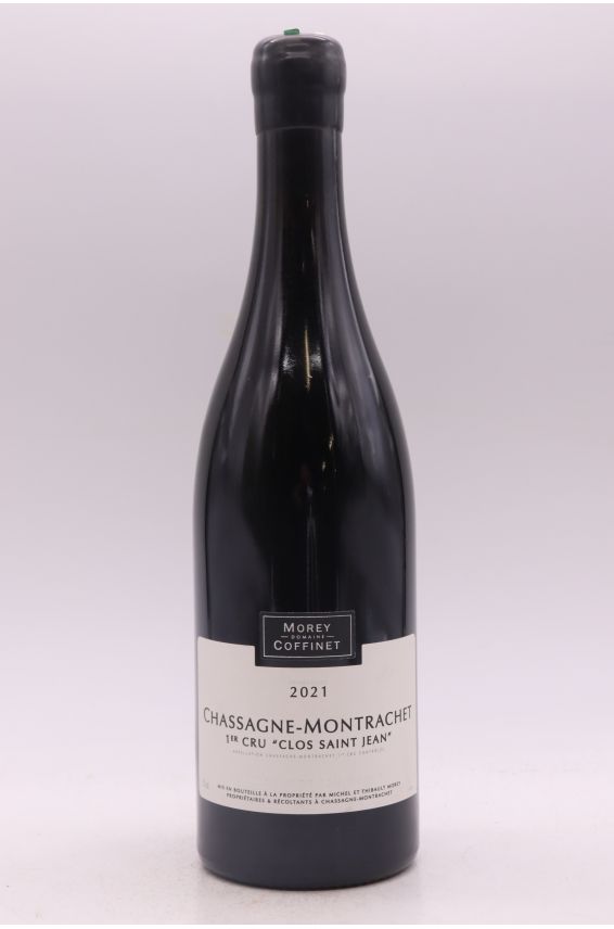 Morey Coffinet Chassagne Montrachet 1er cru Clos Saint Jean 2021 rouge