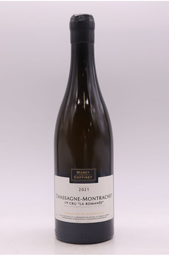 Morey Coffinet Chassagne Montrachet 1er cru La Romanée 2021 blanc